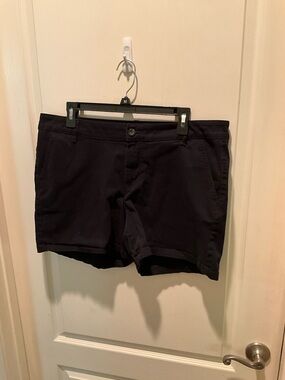 a.n.a Navy Women's Stretch Chino Shorts